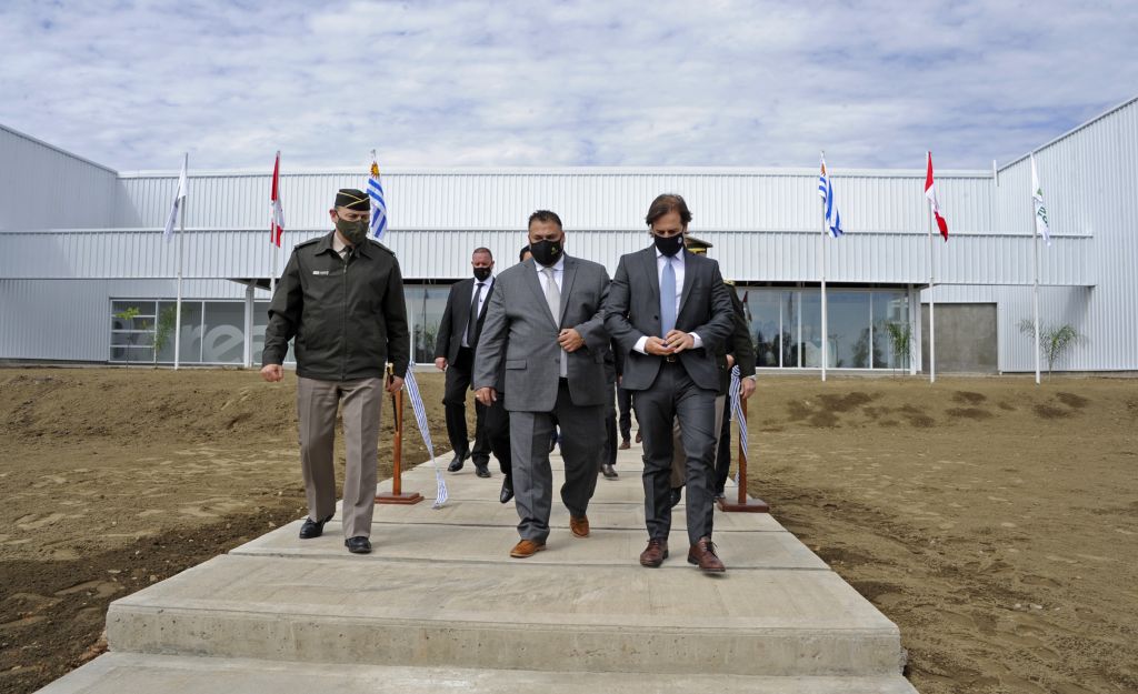 En Setiembre del 2020 el Presidente Luis Lacalle Pou estuvo en Salto inaugurando la planta de la empresa canadiense Boreal.