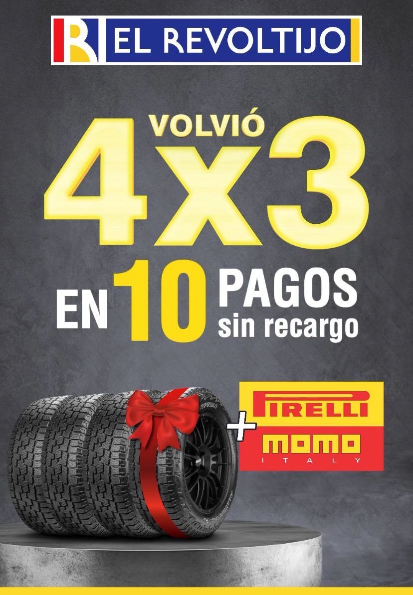 Volvió la 4x3 de Pirelli y Momo, HACE CLICK PARA CONSULTAR!